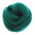thumbnail image 2 of Wool Roving for Felting And ,10g, Fineness,18.5-26um - Dark Dark Green, 2 of 6
