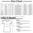 thumbnail image 3 of Jacenvly Hauts pour Femmes Liquidation Femmes Grande Taille Manches Courtes Col en V Blouse à Imprimé Chandail Hauts Manches Courtes Blouses Hauts pour Femmes Grande Taille, 3 of 8