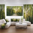 thumbnail image 4 of Designart Soirée dans la forêt verte Art mural sur toile, 4 of 4