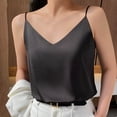 thumbnail image 2 of Timegard Womens Camisole Tops Spaghetti Strap V Neck Sleeveless Tank Tops Solid Color Comfy Shirts, 2 of 5