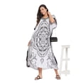thumbnail image 3 of Caftans Longs pour Femmes Grande Taille Robe Caftan Robe de Soirée Fête Été Plage Robe d'Été Manches Kimono Longues Robes Décontractées en Ligne, 3 of 7