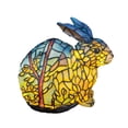 thumbnail image 2 of TopLLC Décorations de Bureau Rétro en Résine 3D en Forme de Lapin avec Lampe LED Design Coloré pour Table, Animaux Mignons de Noël Night Lights, 5.9 Pouces, 2 of 9