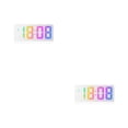 thumbnail image 2 of relayinert Colorful Digital Numbers For Easy Reading Large Display Screen Double Placement 8009D  WhiteOuter 2Set, 2 of 6