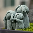 thumbnail image 2 of Buddha Set See No Evil Speak Hear China Zen For Spiritual Monk Statue, 2 of 8