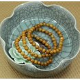 thumbnail image 5 of Bracelet Extensible en Perles Rondes de 6 mm en Pierre Précieuse Grain de Bois Mat Naturel 7 Pouces Unisexe, 5 of 5