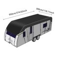 thumbnail image 1 of BotaniNest RV Roof Cover With Reflective Strips Heavy Duty For Outdoor Travel Trailer And Camper Storage, 1 of 6