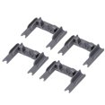 thumbnail image 1 of Uxcell 4set W10250160 Dishwasher Rack Adjuster Arm Clip And lock Replacement Part Stable Durable Fit for PS11751100 WPW10250160, 1 of 5