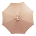 thumbnail image 2 of Fridja Auvent de Remplacement pour Parasol de Patio à 8 Baleines de 106,3 Pouces, Auvent de Remplacement Protection UV Imperméable pour Table Extérieure, Marché, Cour, Toit d'Auvent de Parasol d'Extérieur, 2 of 5