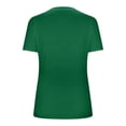 thumbnail image 4 of Timegard Plus Size Top for Women V Neck Drop Shoulder Short Sleeve Comfy Solid Color Casual Tee Top, 4 of 5