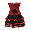 thumbnail image 2 of Ensemble Jupe Bouffante Rétro Médiévale avec Nœud en Dentelle pour Femmes, 2 of 4