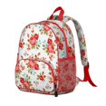 thumbnail image 2 of Floral and Leopard Print Students Backpack - Rustic Country Style with Bright Boho Sunflower and Butterfly Illustration, Lightweight and Durable for School, 2 of 5