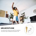 thumbnail image 4 of Quentinu Microphone Portable Microphone Vocal Miniature pour Enregistrement Vocal, 4 of 7