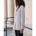thumbnail image 3 of Chemise en Satin Extensible à Manches Longues lucyswhims pour Femmes, 3 of 8