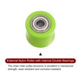 thumbnail image 4 of Unique Bargains 8mm Chain Roller Pulley Tensioner Wheel Guide Concave Type for Bike Sliding Door Green, 4 of 6