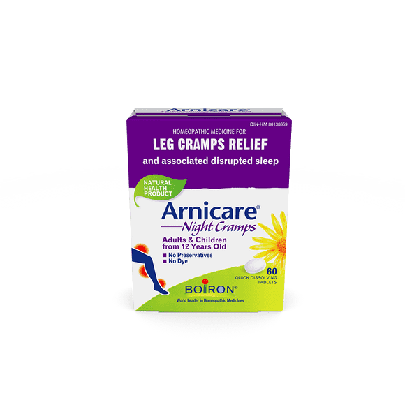 Boiron Arnicare® Night Cramp – Homeopathic Medicine for the Relief of Leg Cramps and Disrupted Sleep (60 Tablets)