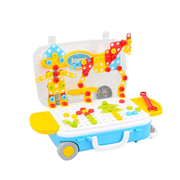 VTech Mon Super Établi Interactif – 96 Pièces – Bricolage Enfant 3-7 Ans – Version FR