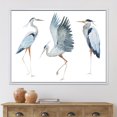 thumbnail image 3 of Designart Heron Birds II FLOAT FRAME WALL ART, 3 of 4
