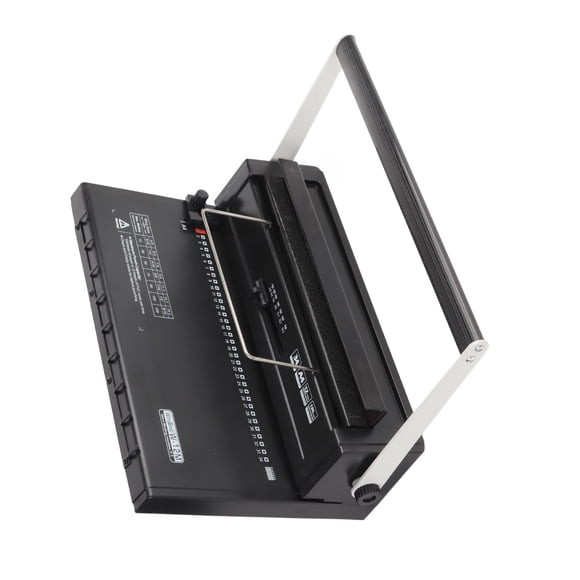 Binding Machine Spiral Coil Binder, Bind 120 Sheets Binding Machine Punching 12 Sheets 80g for Office