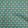 thumbnail image 1 of oneOone Polyester Spandex Green Fabric Asian Kilim Sewing Craft Projects Fabric Prints By Yard 56 Inch Wide, 1 of 5