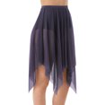thumbnail image 1 of CHUANK Handkerchief Hem Mesh Wraps Ballet Classwear Dance Skirt Competition Performance Clothes with Elastic Waistband, 1 of 6
