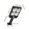 thumbnail image 3 of Renjiang Solar Lights for Outside, Led Solar Wall Light Motion Sensor with Remote Control, 3 Modes Solar Flood Lights Lamp Outdoor for Yard, Garden, Path, Parking, 3 of 8