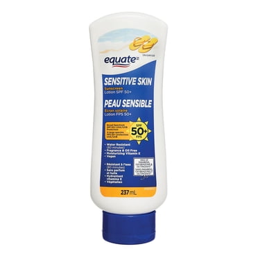 Equate Sensitive Skin SPF 50+ Sunscreen Lotion