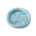 thumbnail image 3 of Small Pet Sleeping Pad Hamster Bed Pad Cushion Pad Small Pet Bed Mattres Round Rabbit Mat Guinea Pig Mat for Squirrel Ferret Hedgehog Chinchilla Blue L, 3 of 8