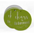thumbnail image 2 of Inkdotpot Silver Foil Paper Hang Tags Cheers To Retirement Favor Tags 100 Pieces, 2 of 6