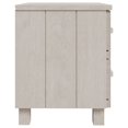 thumbnail image 2 of vidaXL Table de Chevet HAMAR Blanc 40x35x44.5 cm Pin Massif, 2 of 5