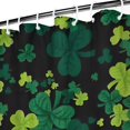 thumbnail image 2 of Ensemble de Rideau de Douche avec Doublure à Boutons-Pression, Feuille de Trèfle Chanceux Irlandais Vacances (2) Rideaux de Douche Doublure de Douche Imperméable, Doublure de Douche Décorative en Polyester, 72x72 Pouces, 2 of 4
