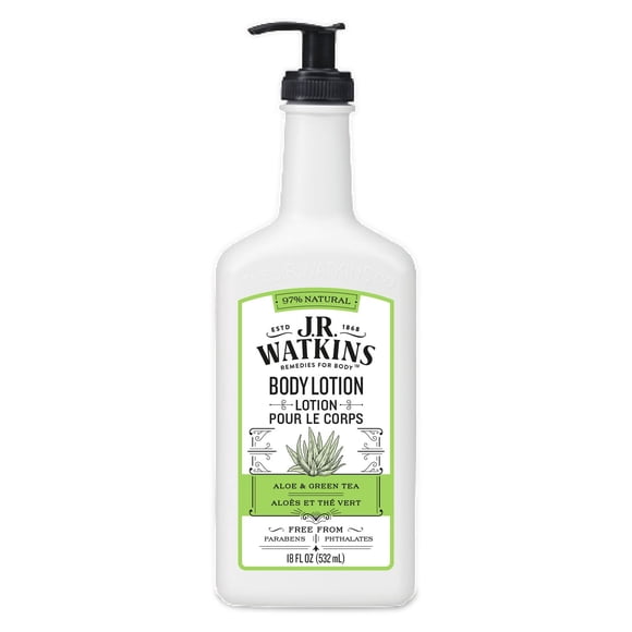 J.R. Watkins Aloès et Thé Vert Lotion Pour Le Corps