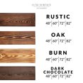 thumbnail image 4 of Luxe Surface 82 inch Floating Shelves Burn Color Wood Fireplace Mantel, 4 of 6
