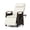 Mix Brown, Off White, variant on Gymax Patio Rattan Lounge Chair PE Wicker Recliner Chair w/ Adjustable Backrest & Footrest Navy