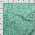 thumbnail image 3 of oneOone Rayonne Tissu Vert Feuilles Matière de Robe Tissu Imprimé Tissu au Mètre 56 Pouces de Large, 3 of 5