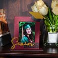 thumbnail image 5 of Graduation Photo Frame 2026 Vertical Wooden Tabletop Display With Acrylic Insert Hat And Tassel Decor, 5 of 5