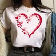 thumbnail image 2 of T-Shirts à Col Rond Imprimés pour Femmes Grande Taille, Imprimé Chat, Manches Courtes, T-Shirt Graphique, 2 of 9
