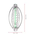 thumbnail image 3 of 10 Pcs Mangeoire de Pêche, Mangeoire de Pêche Printanière en Acier Inoxydable Durable Support de Cage à Appâts avec Pendentif Perle Accessoire de Pêche, 3 of 7
