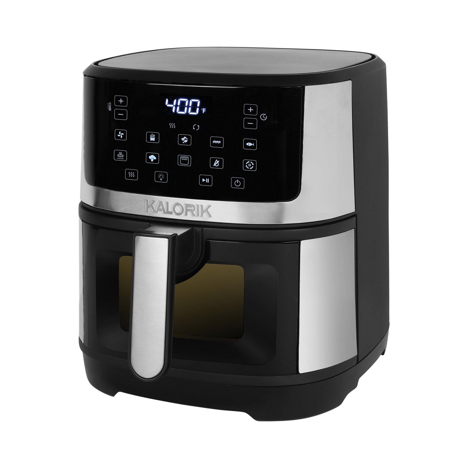 Kalorik® 5-Quart Touchscreen Air Fryer with Window, Stainless Steel FT 52328 SS