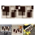 thumbnail image 1 of TIELUTT Modern Geometric Abstract Long Flannel Carpet for Living Room Bedroom Bathroom Door Soft Rug Preppy Blanket Throw Knit Blanket Throw Couch Blanket Extra Large Throw Area Rug Kids, 1 of 6
