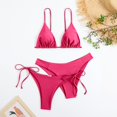 thumbnail image 2 of DGMIOCS Women's Modest Tankini Set Women's Bikini Hot Pink XL, 2 of 7