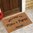 thumbnail image 4 of Welcome To Mimi And Papa's Funny Cute Doormat For Home Entryway, 4 of 4