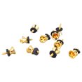 thumbnail image 2 of 10 Pcs Guitar Strap Button, Mushroom Style Guitar Strap Locks Quick Release Button For Electric Guitar Bass Ukulele, 2 of 8