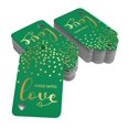 thumbnail image 2 of Inkdotpot Real Gold Foil Made With Love Text Tags Favor Hang Paper Tags 100 Pieces, 2 of 6