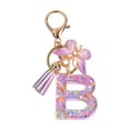 thumbnail image 4 of lionlar Porte-Clés en Résine Ornements Filles Femmes Cadeaux Alphabet Anglais Porte-Clés B B, 4 of 9