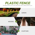 thumbnail image 4 of MasteelfCA 4Pcs Outdoor Fence Decors Plastic Small Fence Simple Garden Scene Adornment, 4 of 8
