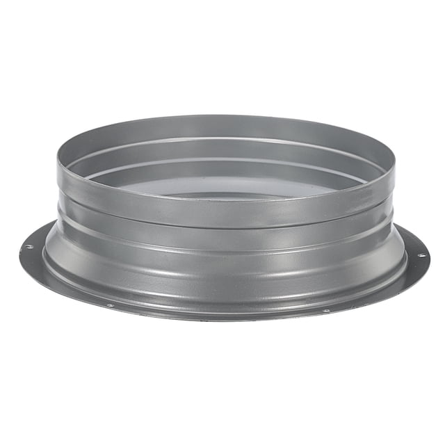 Unique Bargains Bride de Raccord de Conduit de 8 Pouces, Raccord Métallique, Bride de Tuyau Droite, Bride Ronde de Conduit de Ventilation
