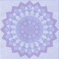 thumbnail image 1 of Ahgly Company Machine Washable Indoor Square Transitional Heavenly Blue Area Rugs, 5' Square, 1 of 7