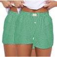 thumbnail image 2 of Shorts pour Femmes, Mignons Confortables Taille Élastique Bas Nouveau Mode Imprimé Décontracté Short, 2 of 5