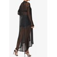 thumbnail image 4 of TheMogan Cardigan Ouvert à Manches Longues en Maille pour Femmes Mi-Mollet Caftan Transparent, 4 of 6
