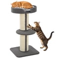 thumbnail image 1 of PawHut Cat Tree w/ Sisal Mat Scratching Post Cat Bed Cushion, 1 of 10